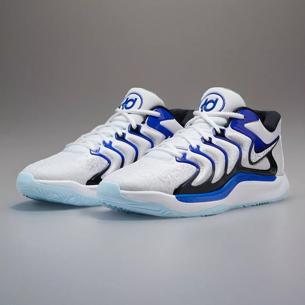 Nike KD 17 Penny Blue White Black Basketball Shoes FJ9487-100 Mens Size 9 & 11
